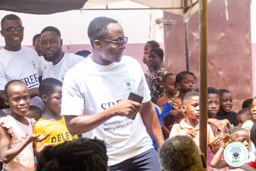 Young people in a community SREF serves in Ghana
