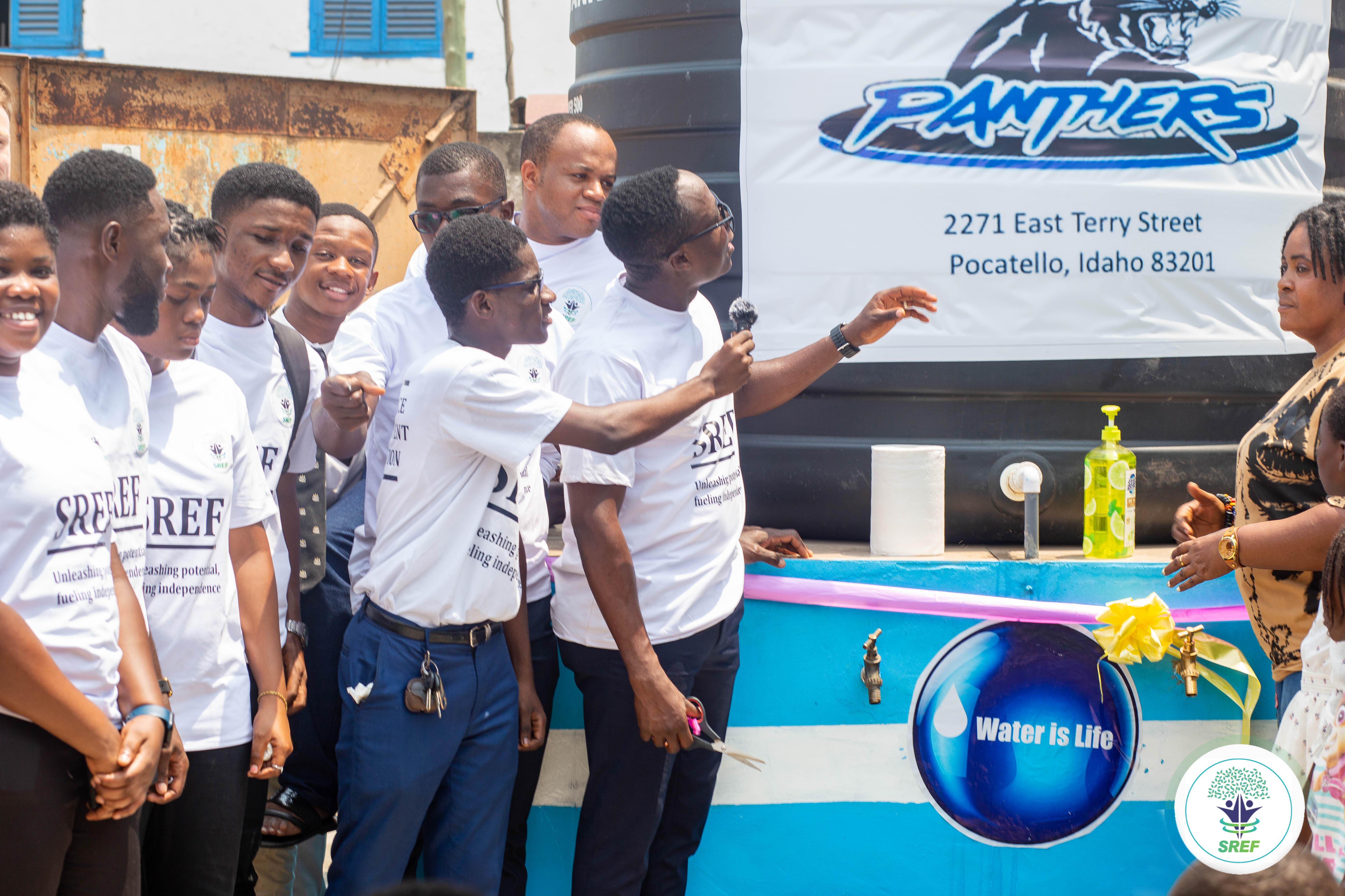 An SREF program opening in Ghana
