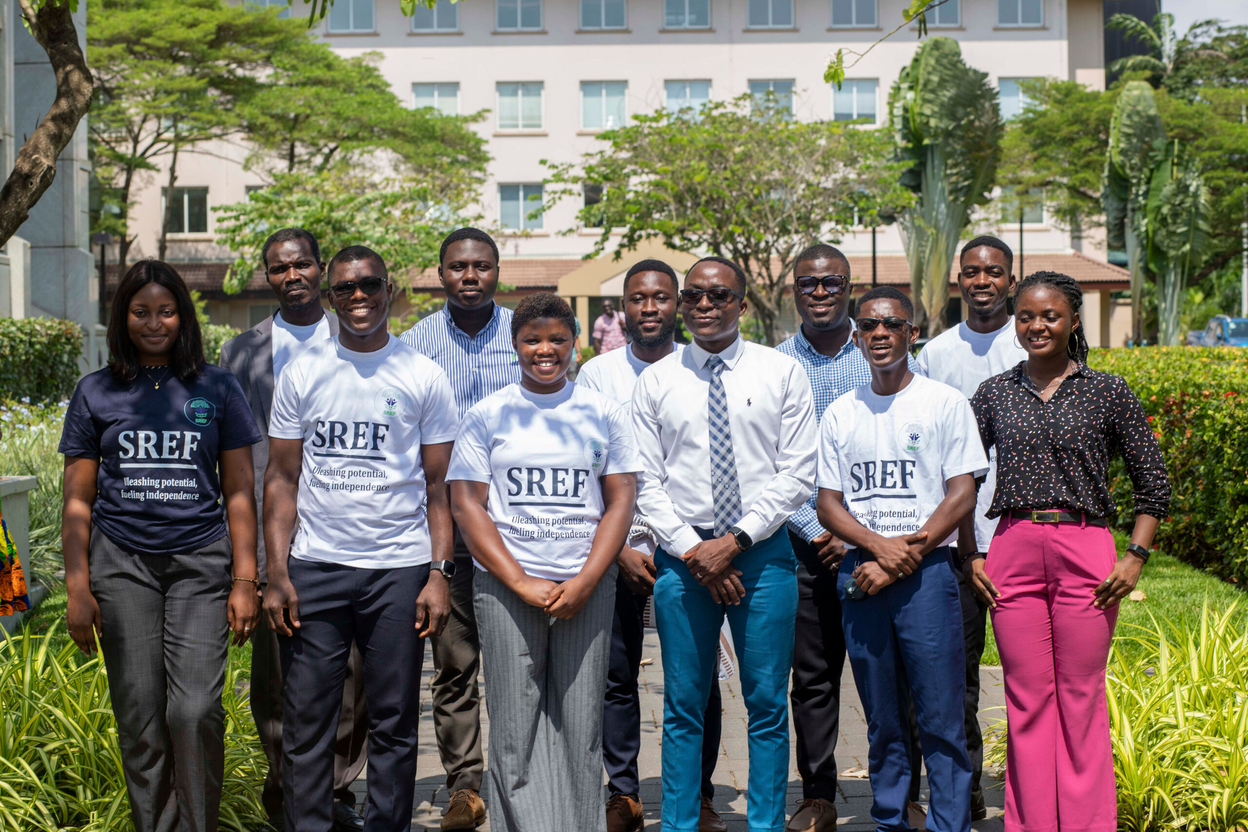 The SREF team in Ghana